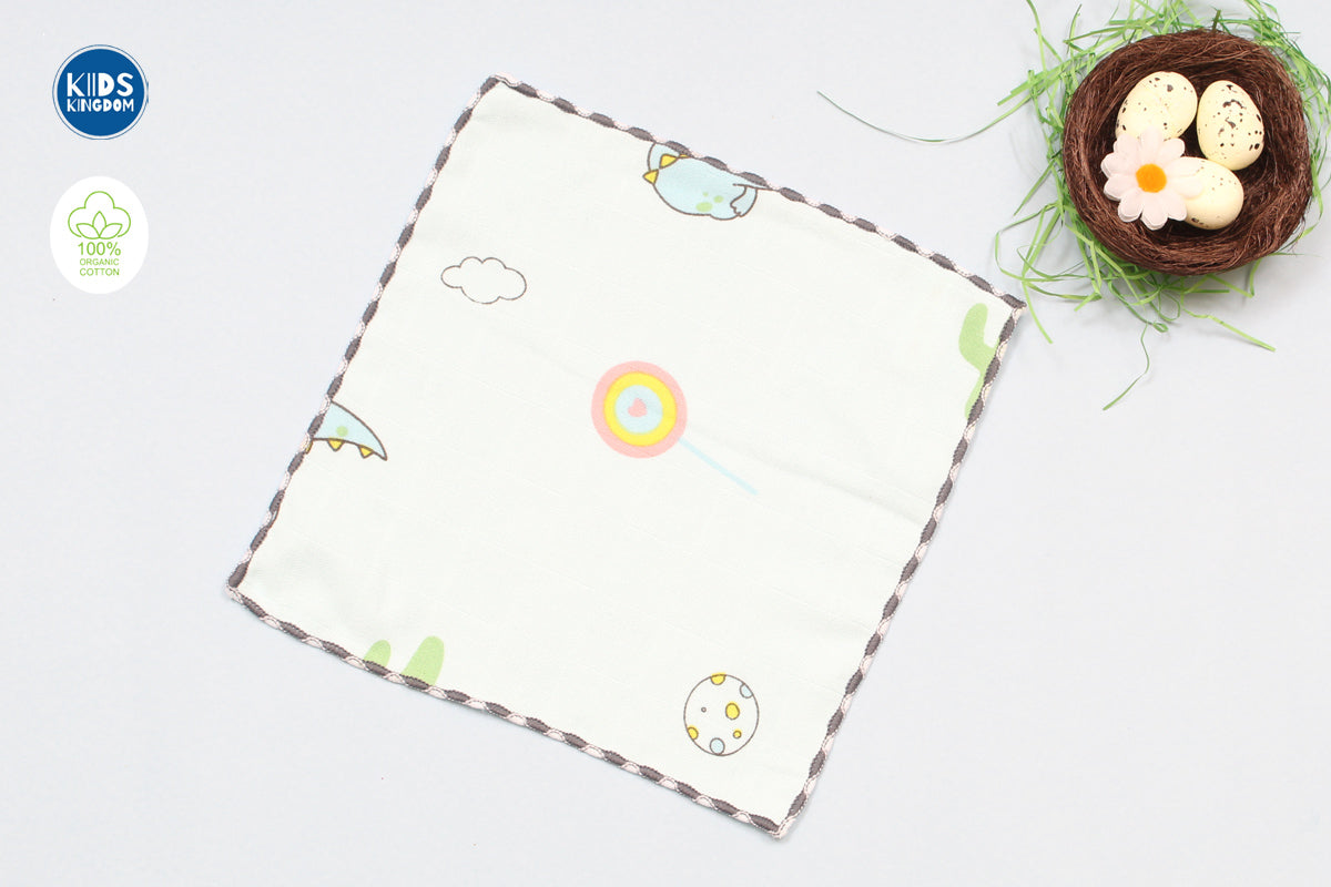 Muslin 2 Layer Wash Cloth (Colour) – Random designs