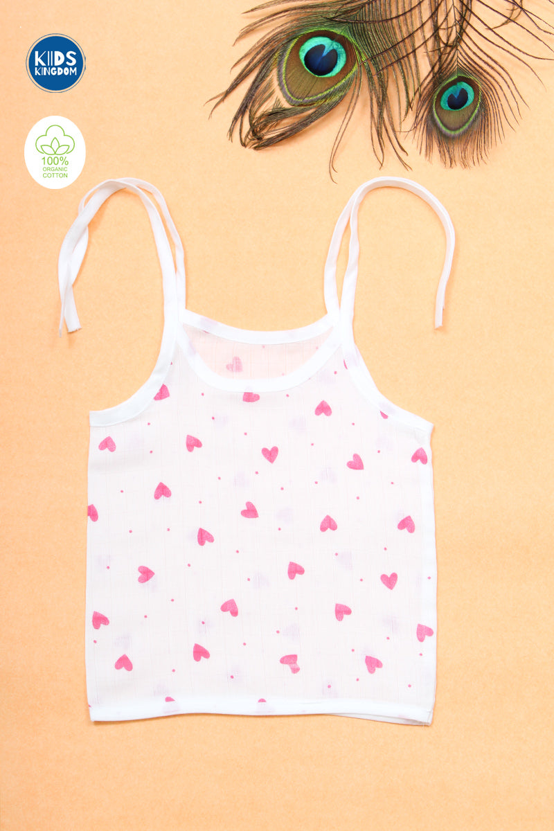 Muslin Knot Jabla Pink Heart