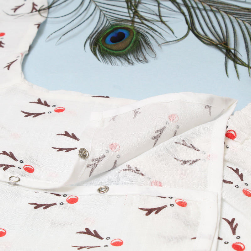 Muslin Night Suit Rein deer