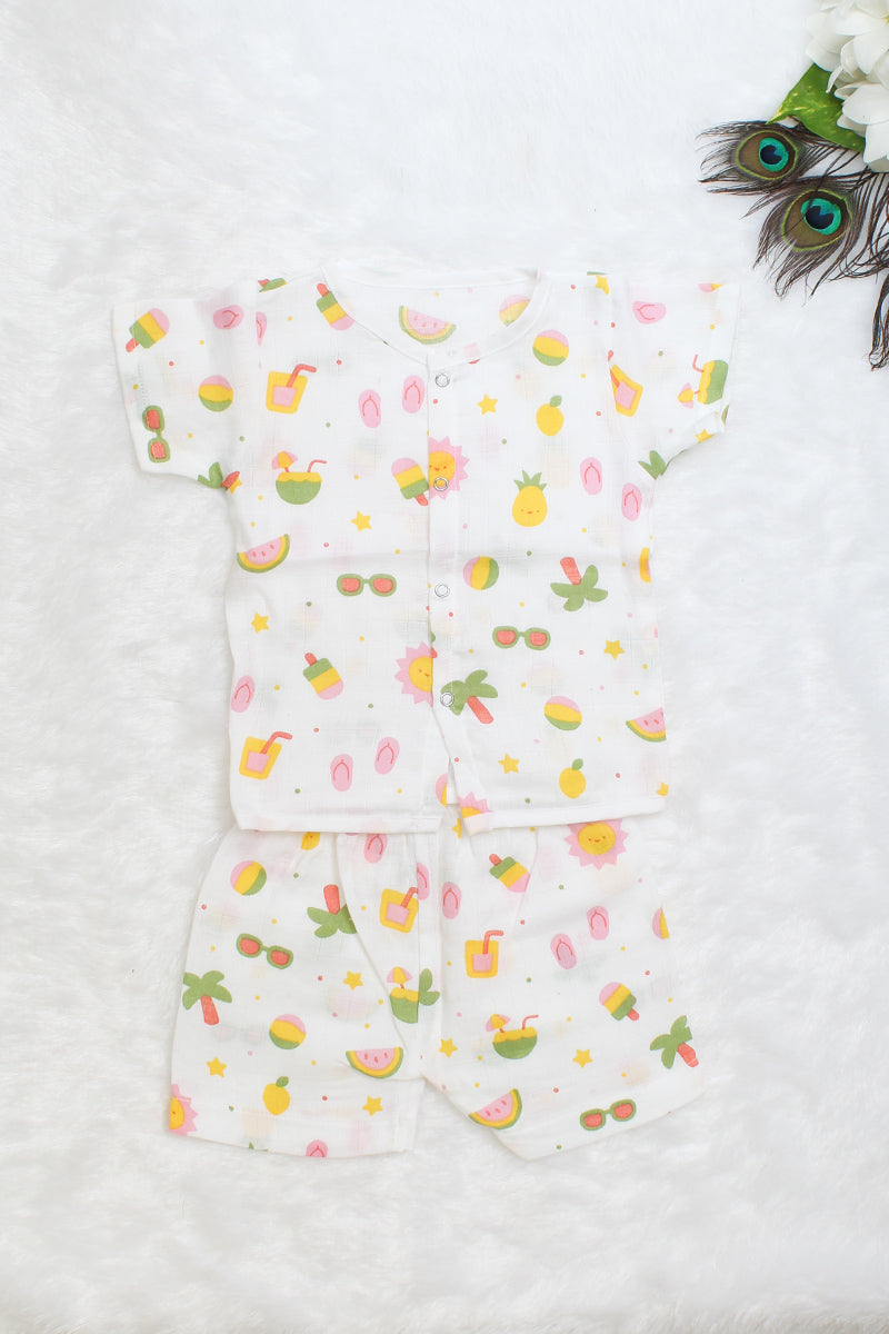 Muslin Co-ord Set Beach