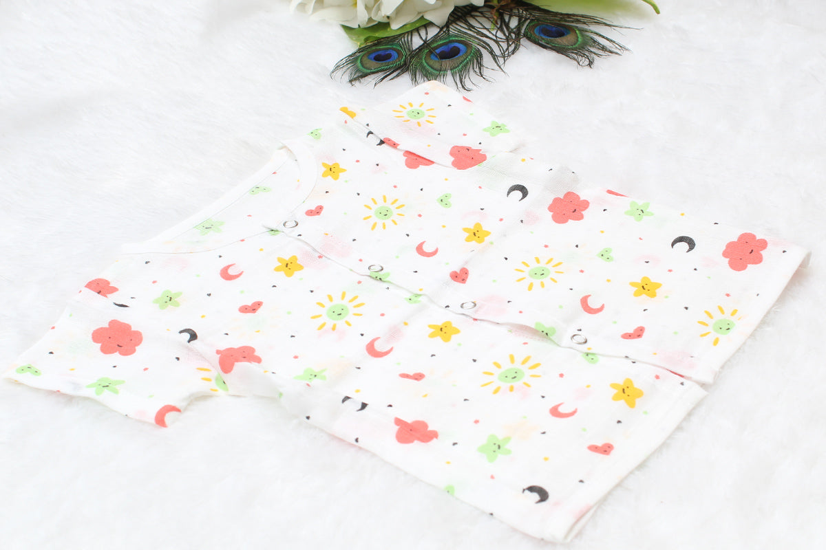 Muslin Co-ord Set Cloud Moon Star