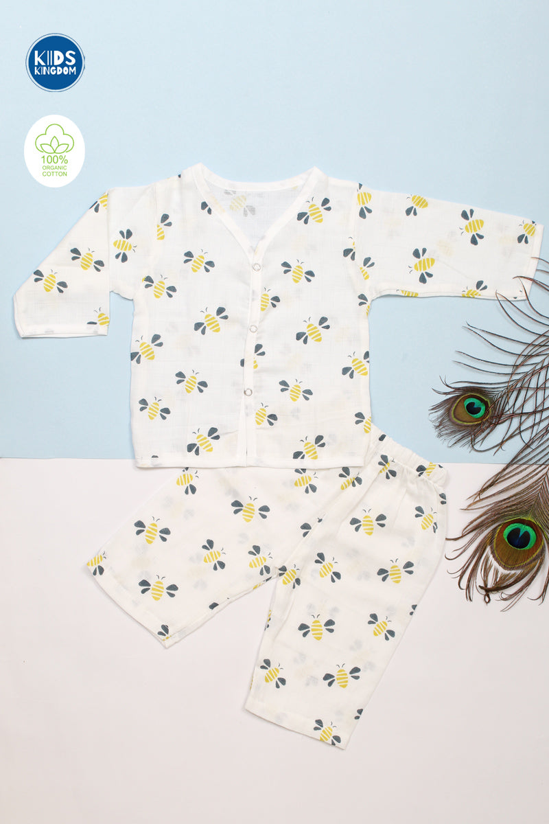 Muslin Night Suit Bee
