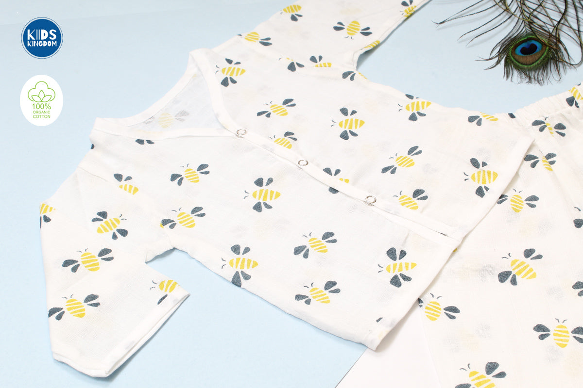Muslin Night Suit Bee