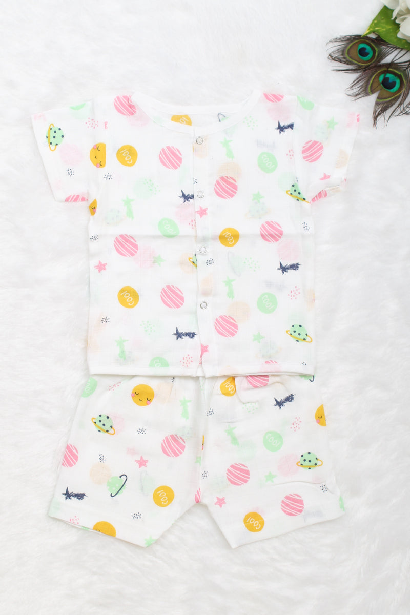 Muslin Co-ord Set Galaxy