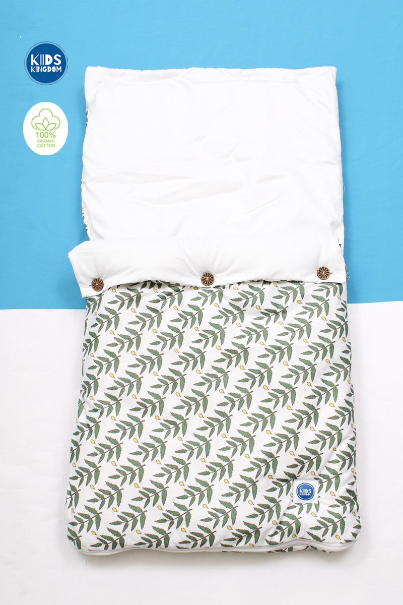 Baby Carry Bed | Green Leaves 2