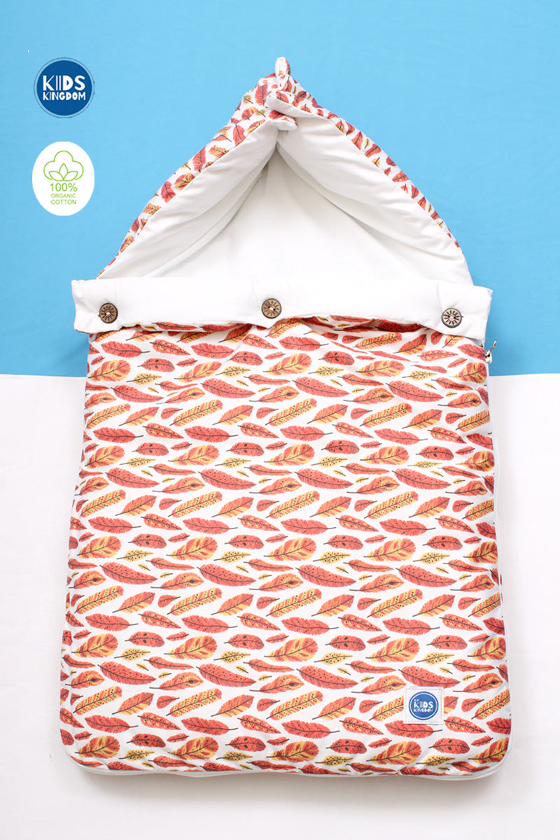 Baby Carry Bed | Red Leaves