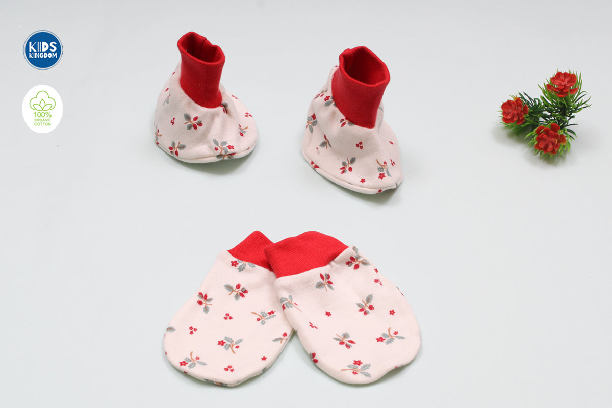 Baby Mitten Booties Ruby Bloom
