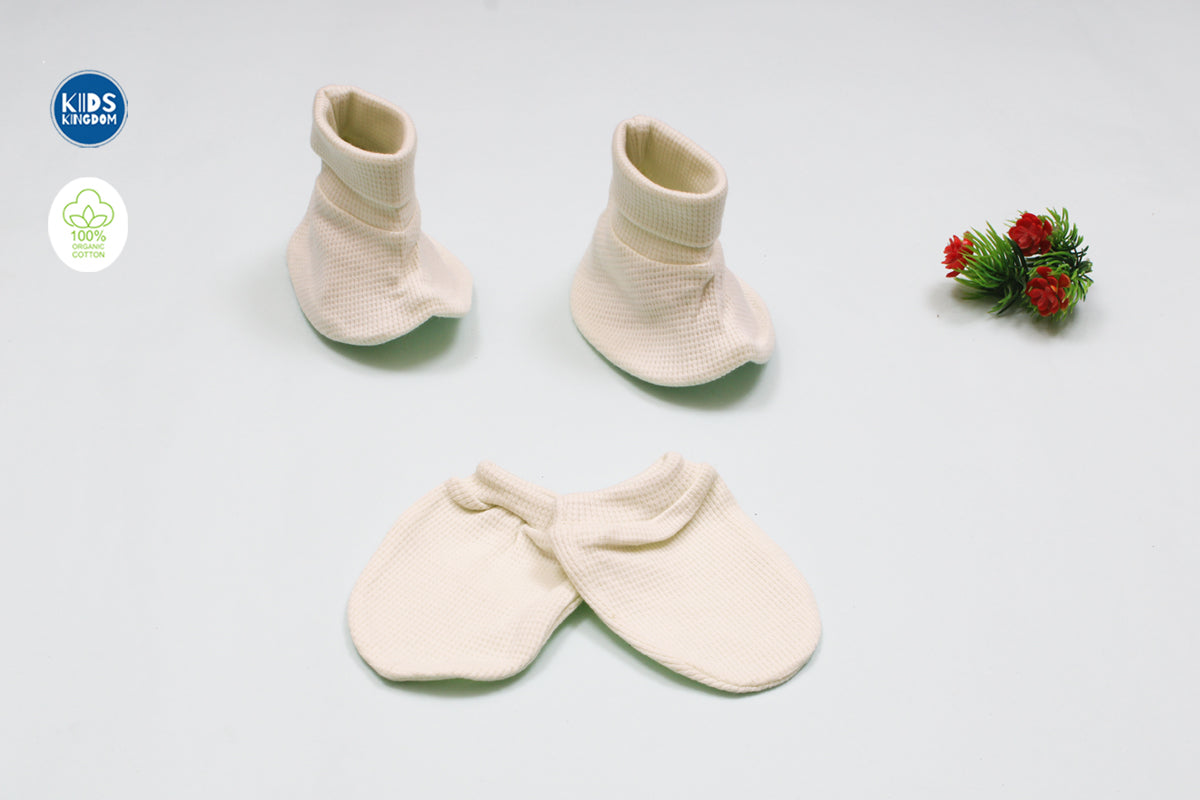 Baby Mitten and Booties | Mint Mist