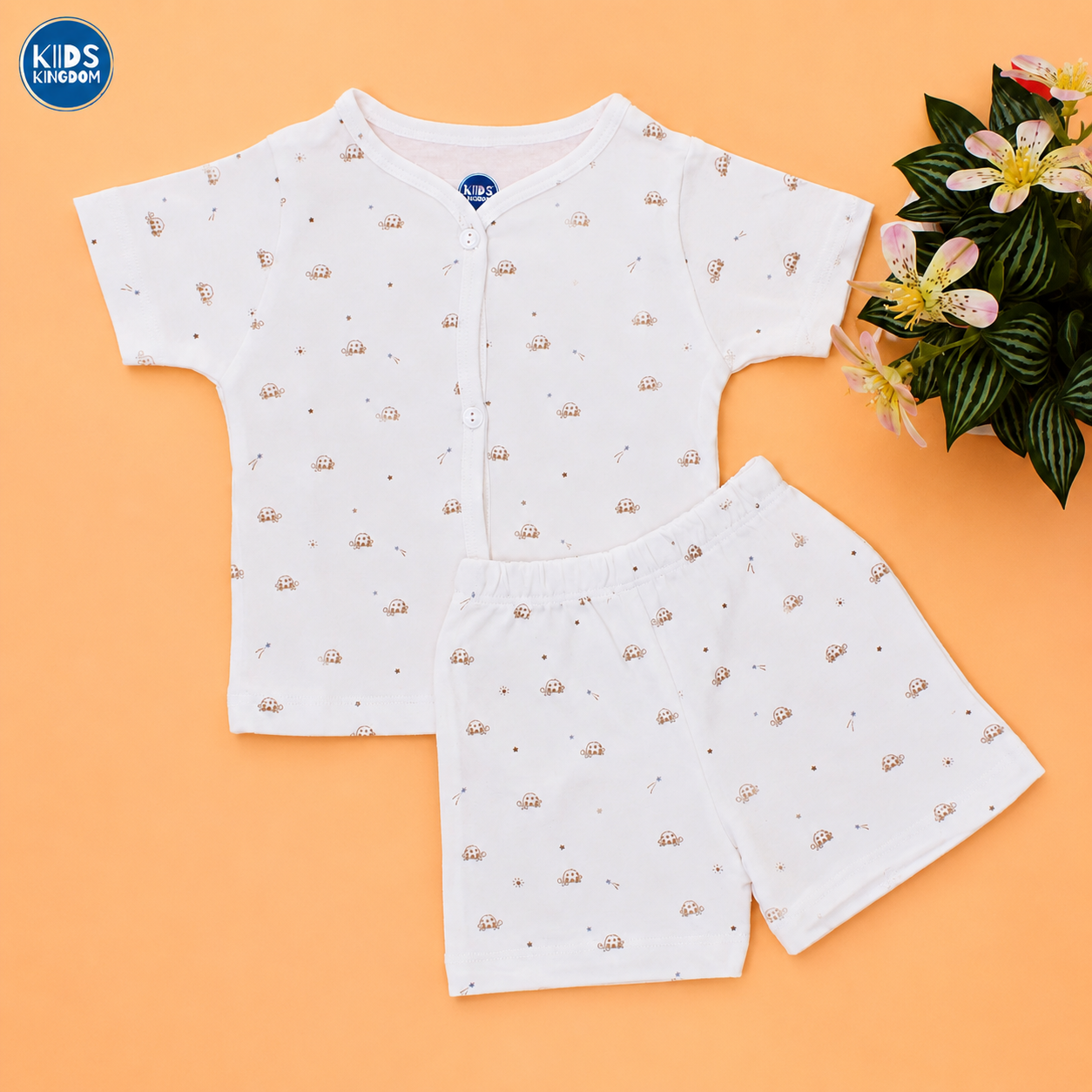 Cotton Co-ord Set Turttle
