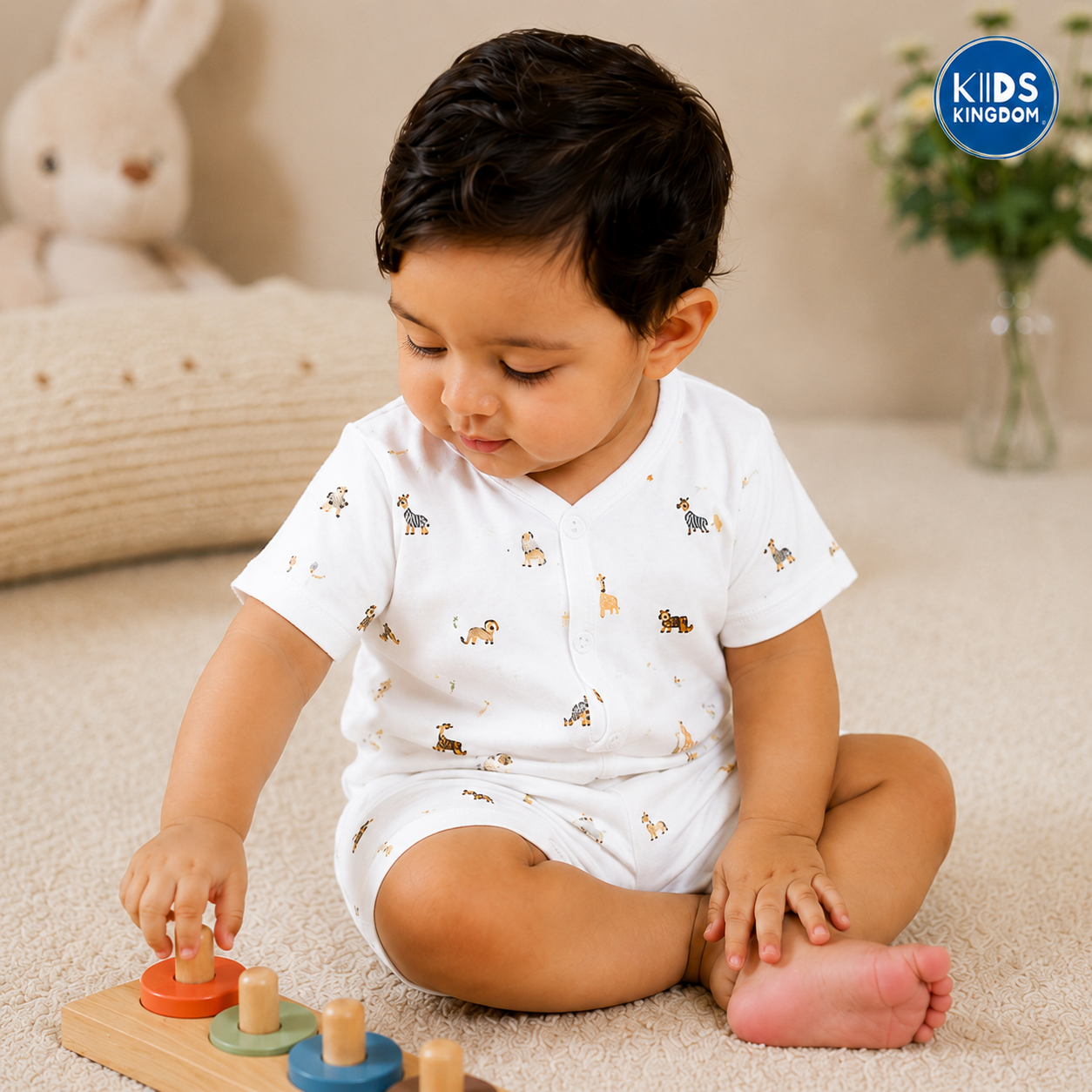 Cotton Co-ord Set Animals