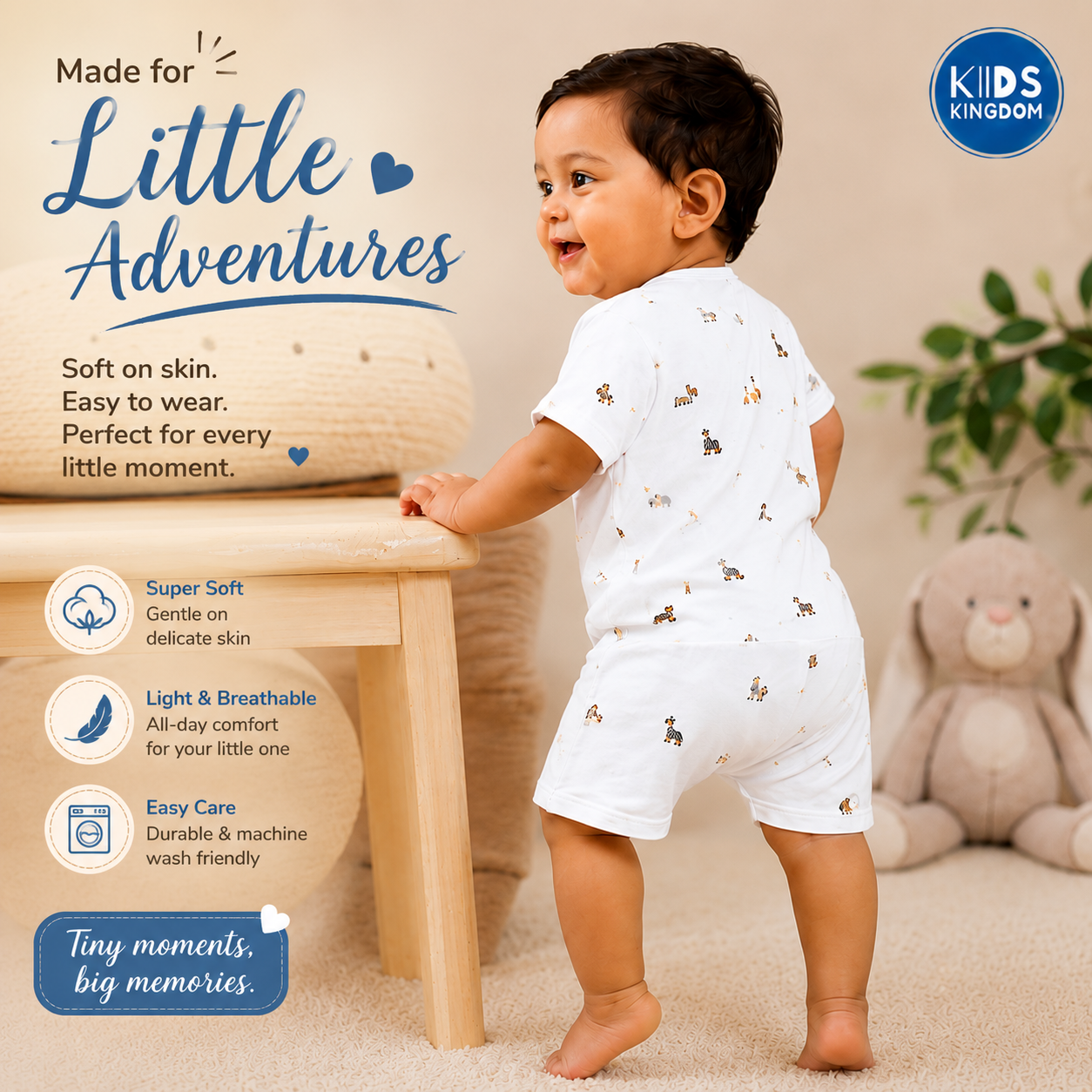 Cotton Co-ord Set Animals