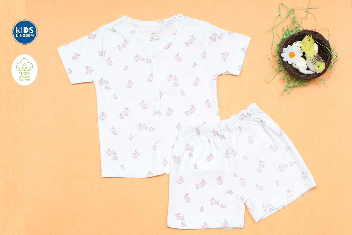 Cotton Co-ord Set Rabbit