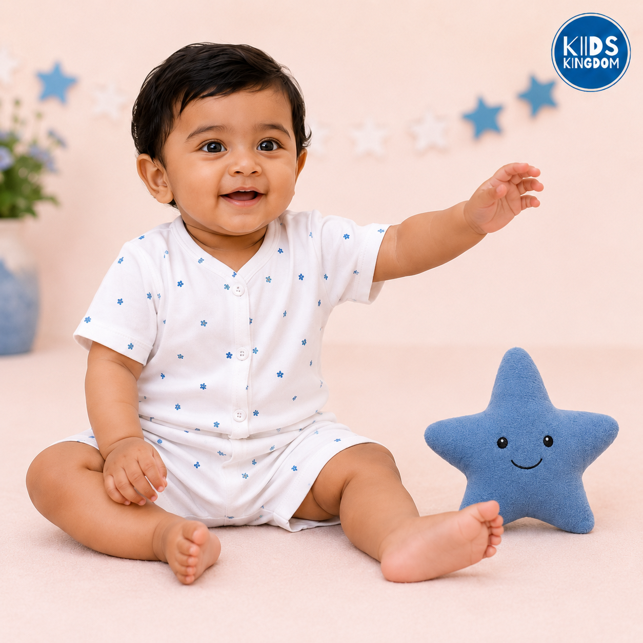 Cotton Co-ord Set Stars