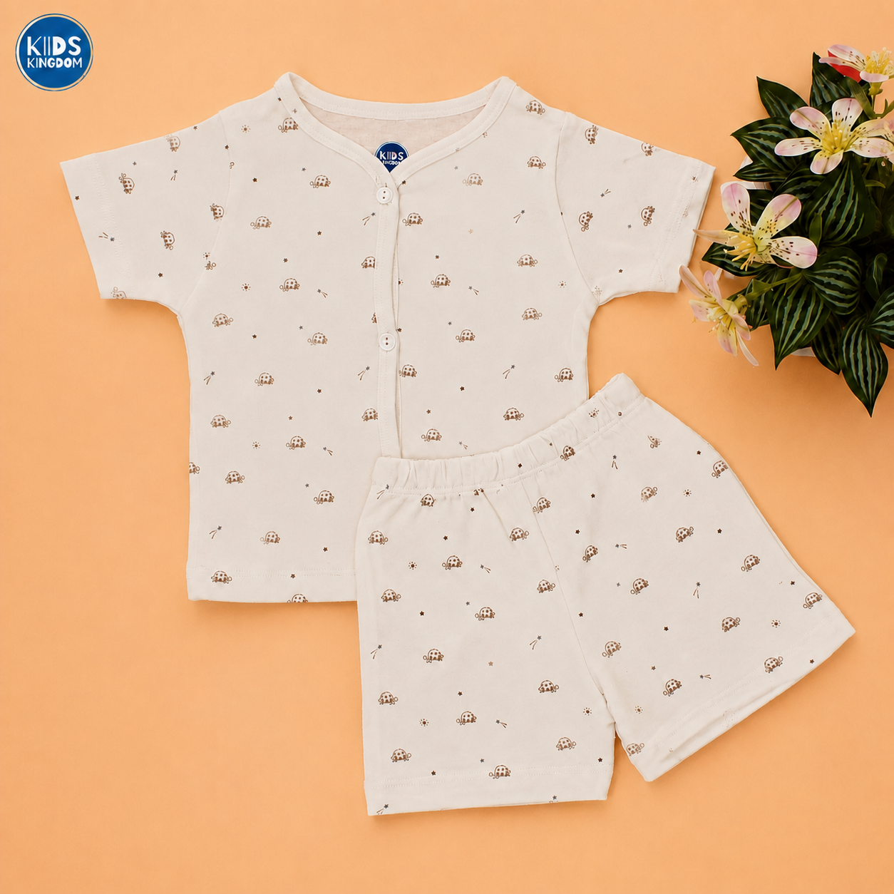 Cotton Co-ord Set Turttle