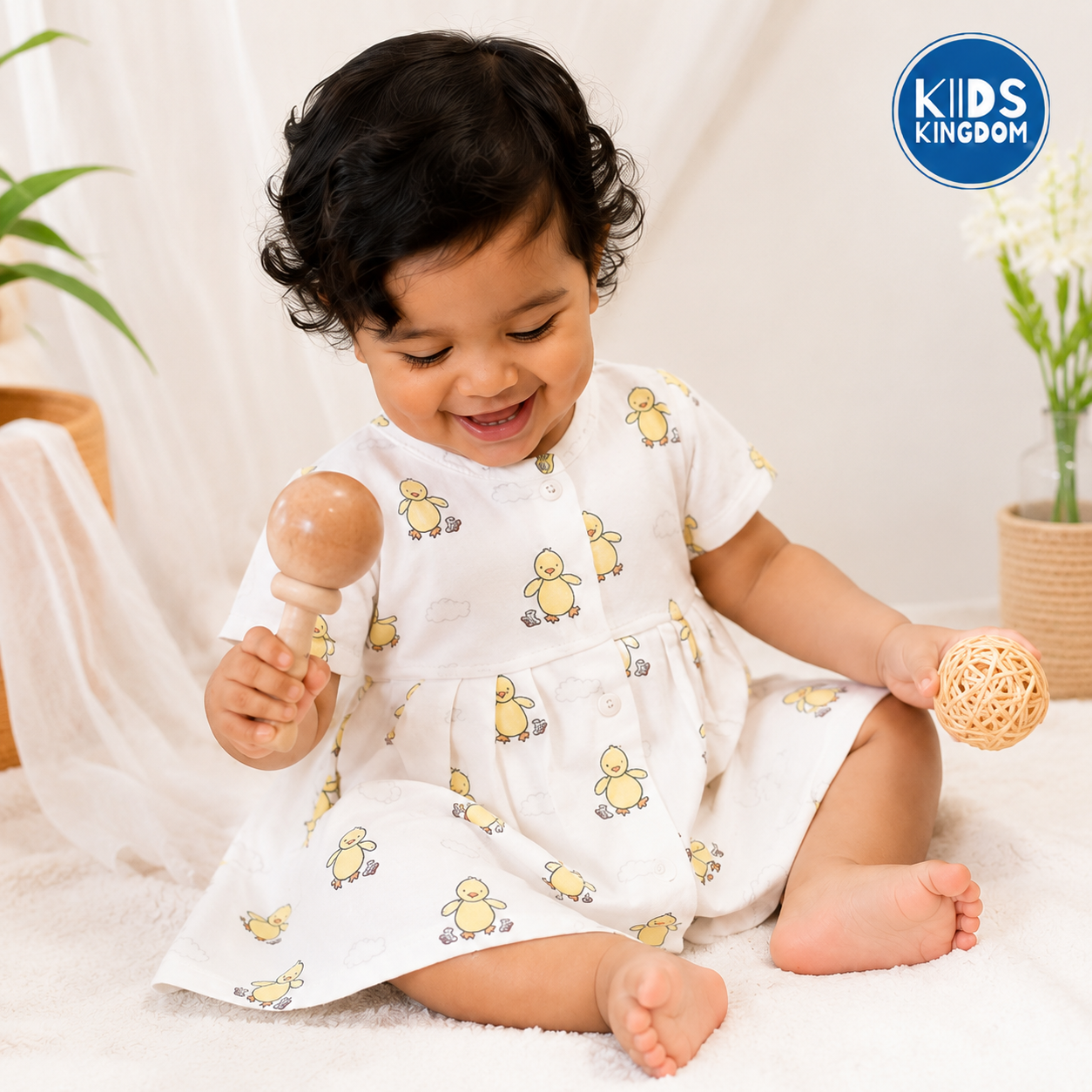 Cotton Frock Ducky Days