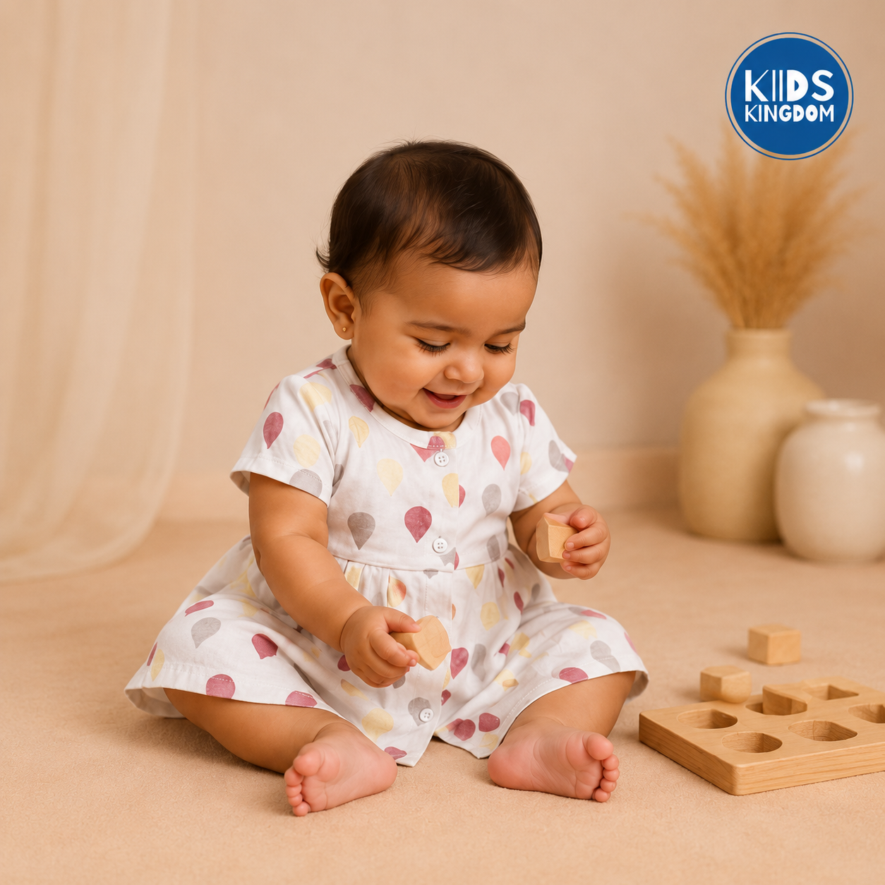 Cotton Frock Pebble