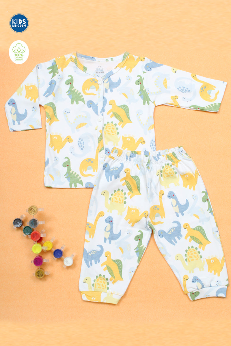 Cotton Night Suit Dino