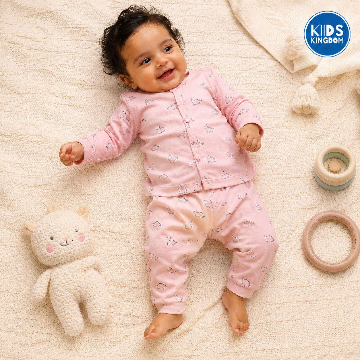 Cotton Night Suit Dinoza