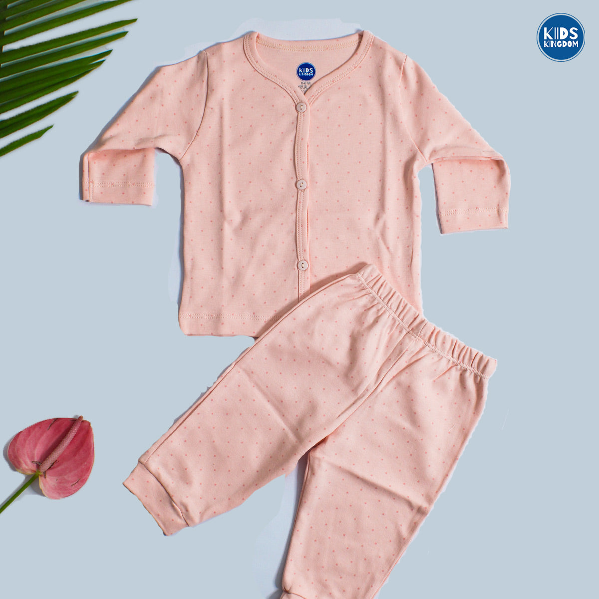 Cotton Night Suit Dot
