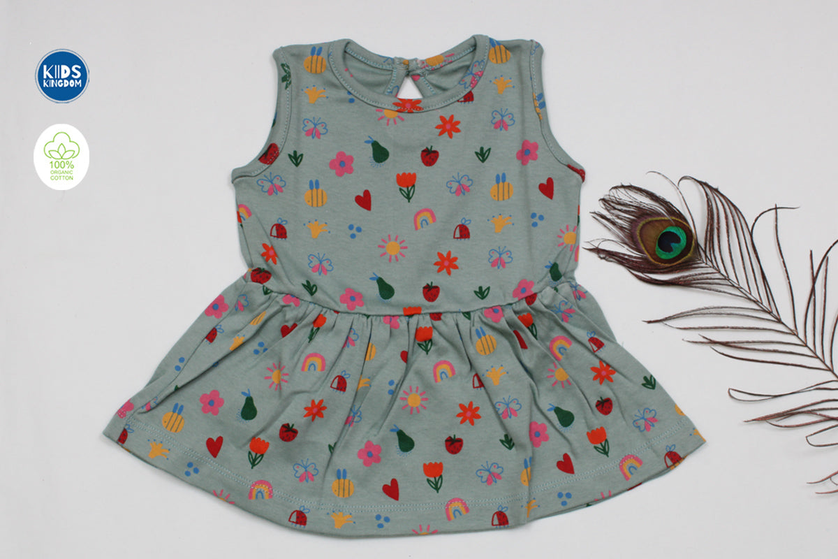 Cotton Sleeveless Frock Breeze