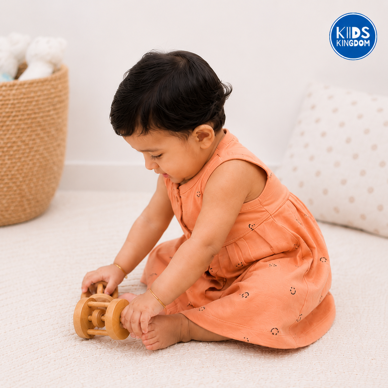 Cotton Sleeveless Frock Smiles