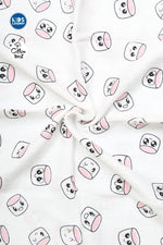 Crinkled Muslin Baby Towels | Marsmallow