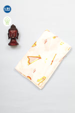 Crinkled Muslin Infant Towel | Music 2