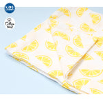 Crinkled Muslin Newborn Towel | Lemonade 1