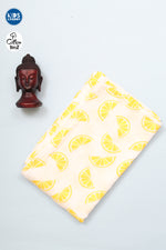 Crinkled Muslin Newborn Towel | Lemonade 2