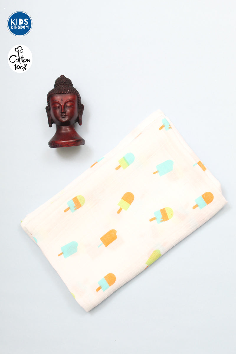Crinkled Muslin Newborn Towel | Popslice 2