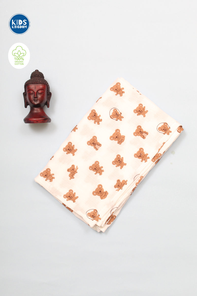 Crinkled Muslin Towel 70×110 Teddy
