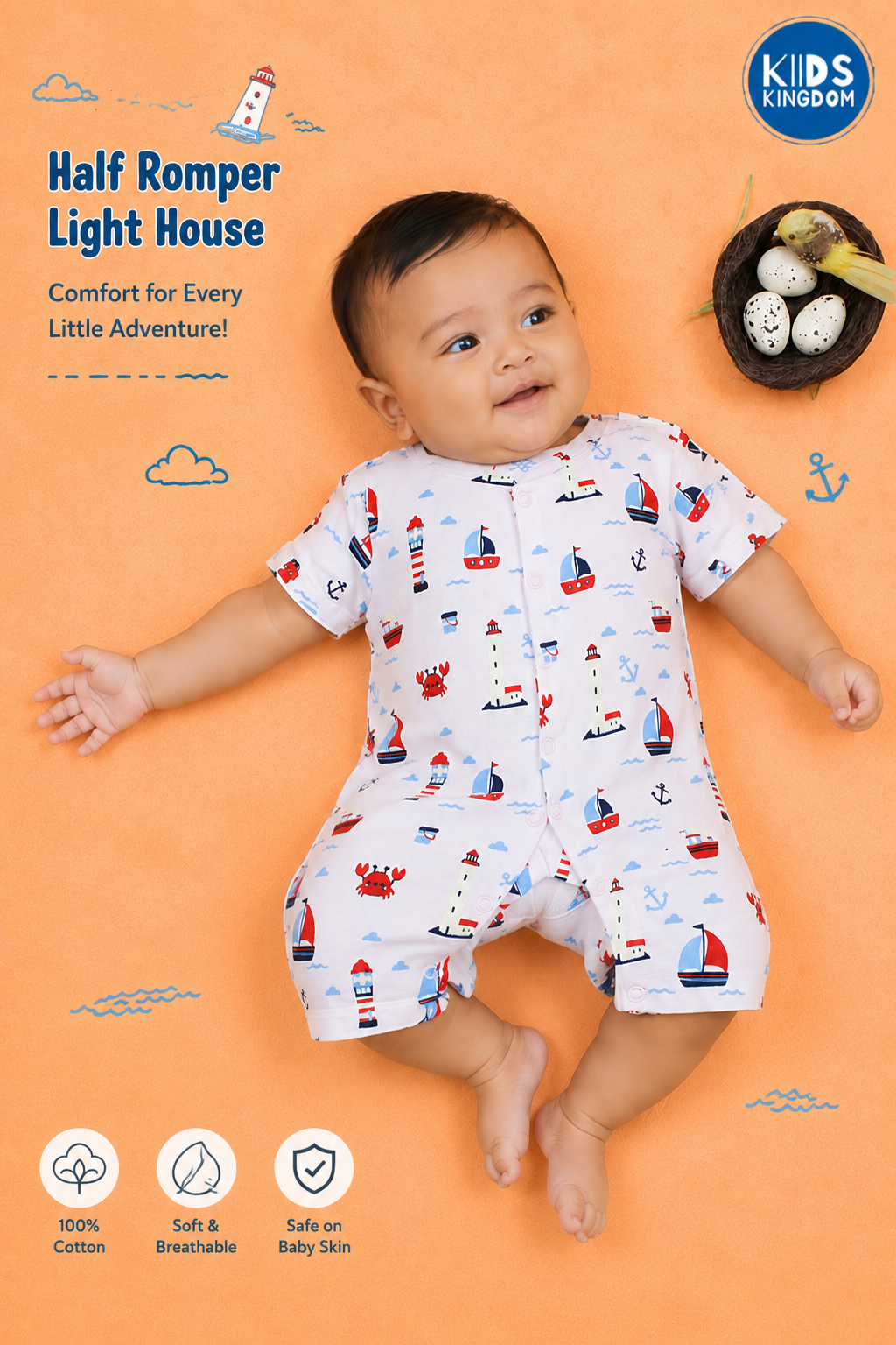 Half Romper Light House