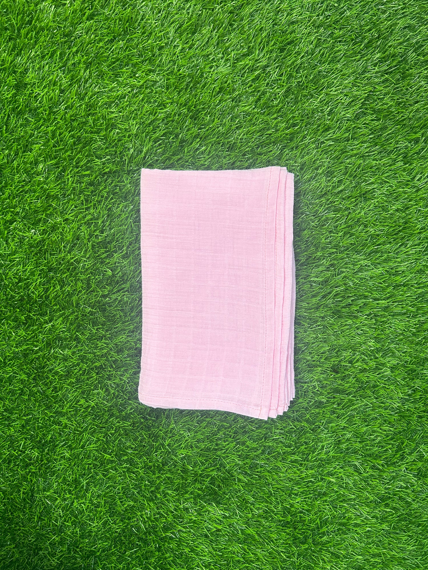 Crinkled Muslin Towel 70×110 Pink