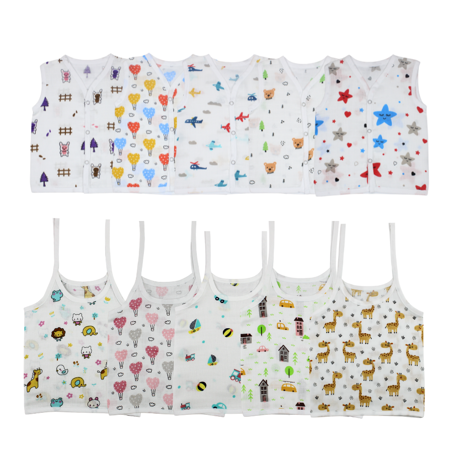Knot and Button Jabla Pack of 10 Random design