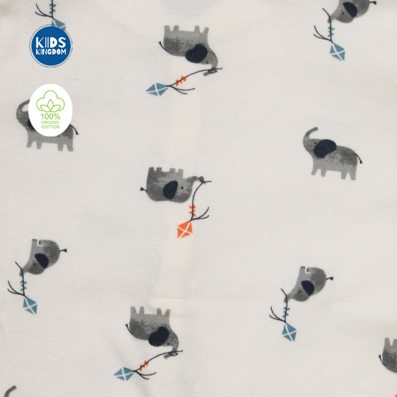 Jumpsuit or Full Romper Elephant with Kite