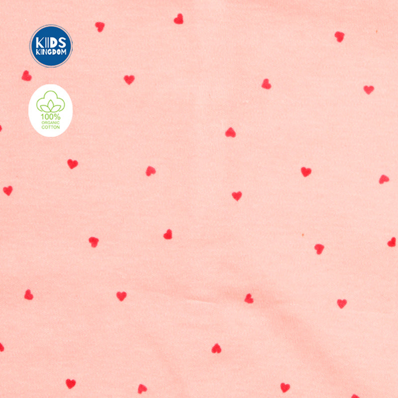 Jumpsuit or Full Romper Pink Heart