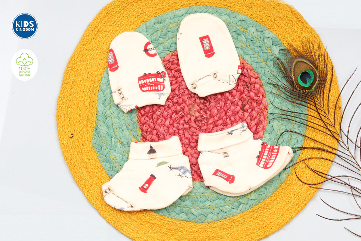 Mitten Booties Cars