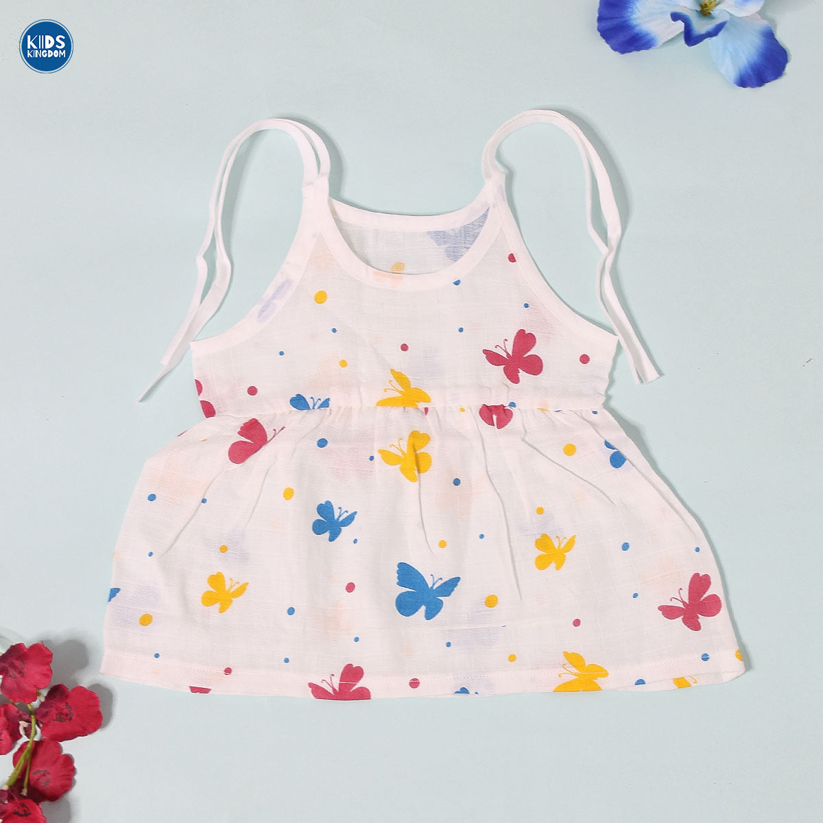 Muslin Knot Frock Butterfly