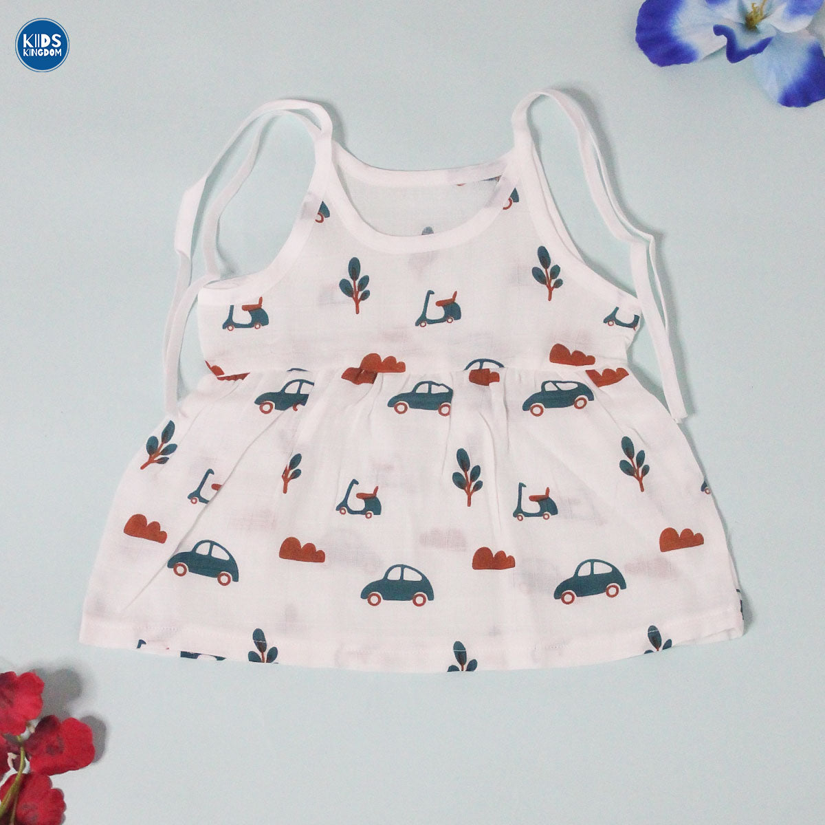 Muslin Knot Frock Car