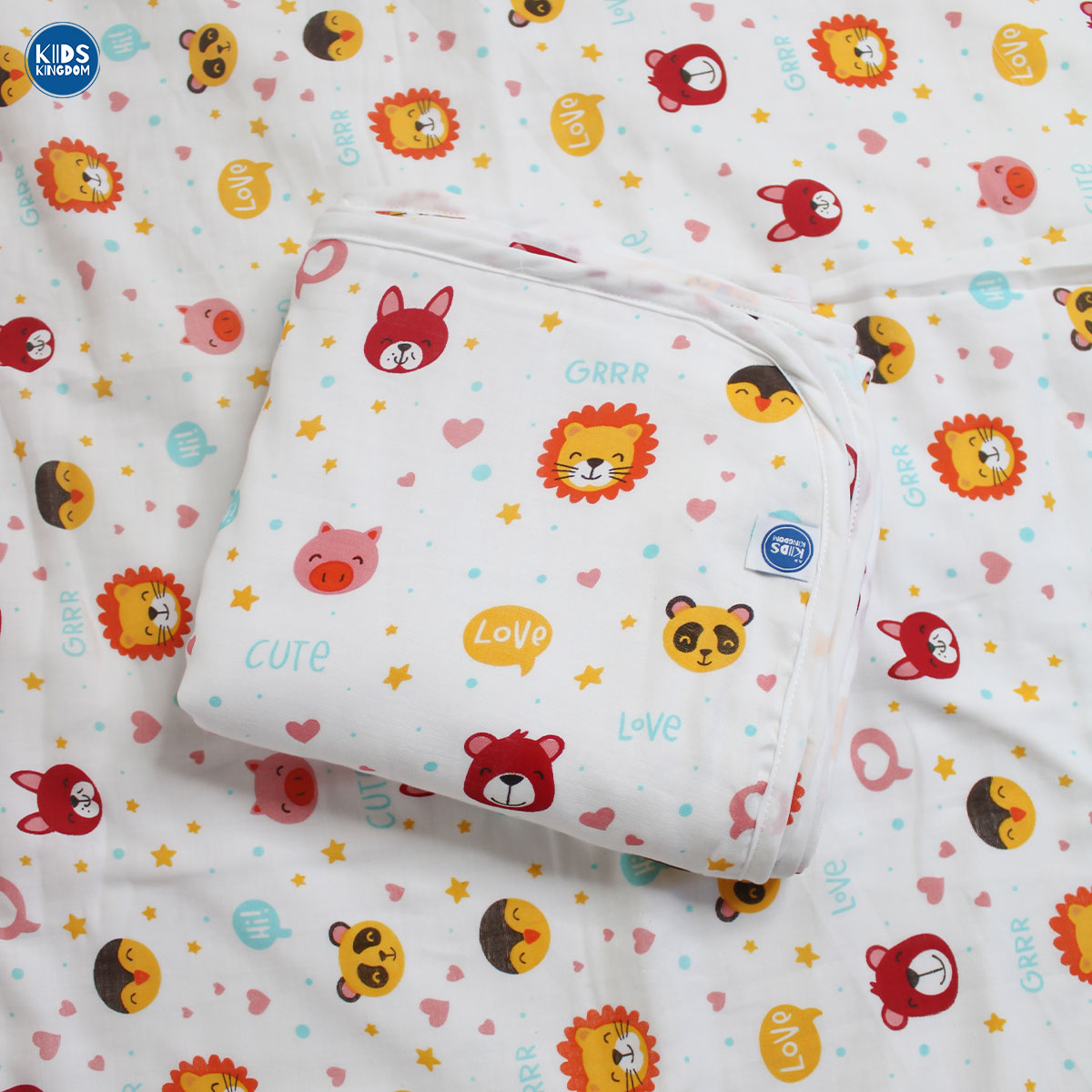 Muslin 8 Layer Blanket Jungle Love