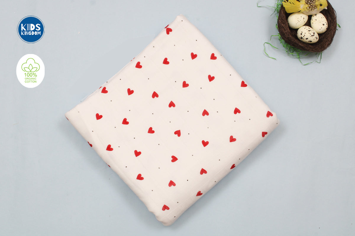 Muslin 8 Layer Blanket Red Heart