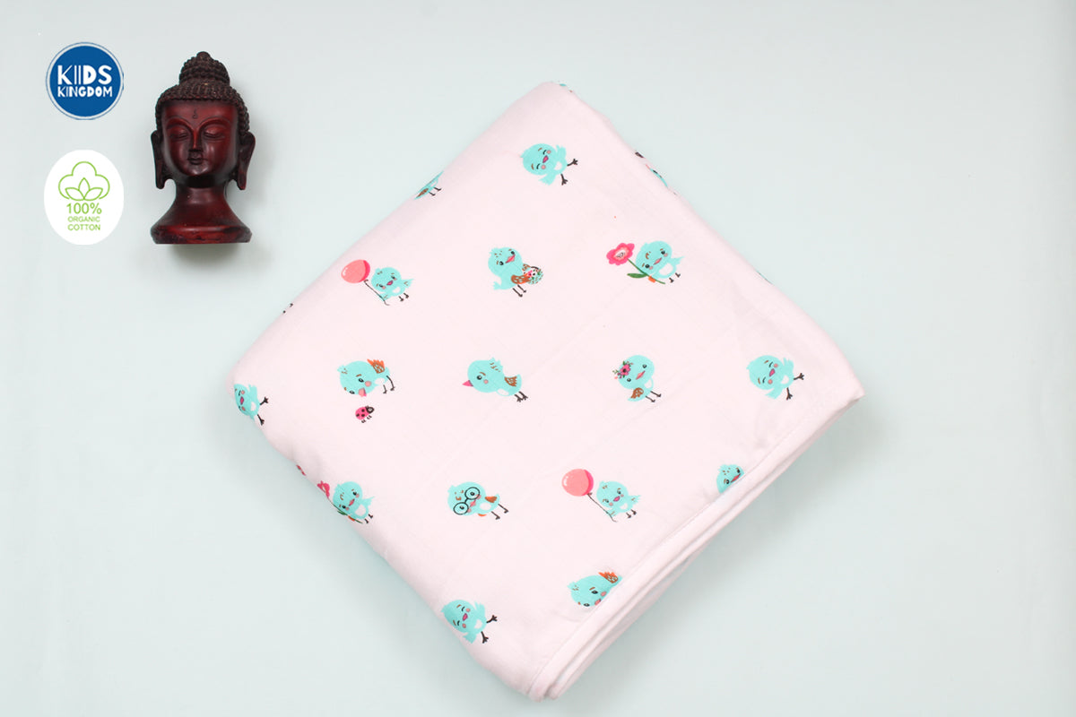 Muslin Baby Blankets 8 Layer | Chicks