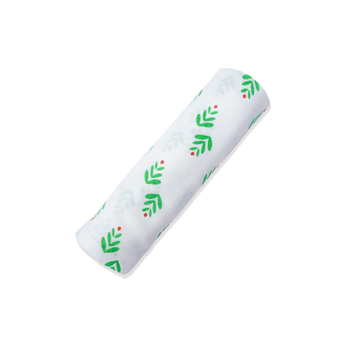 Muslin Baby Swaddle | Green Leaf 1