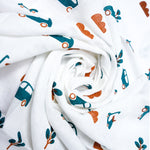 Muslin Baby Towels | Green Scooty and Car