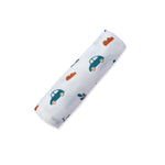 Muslin Baby Towels | Green Scooty and Car 1