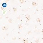 Muslin Burp Cloth | Brown Star 1
