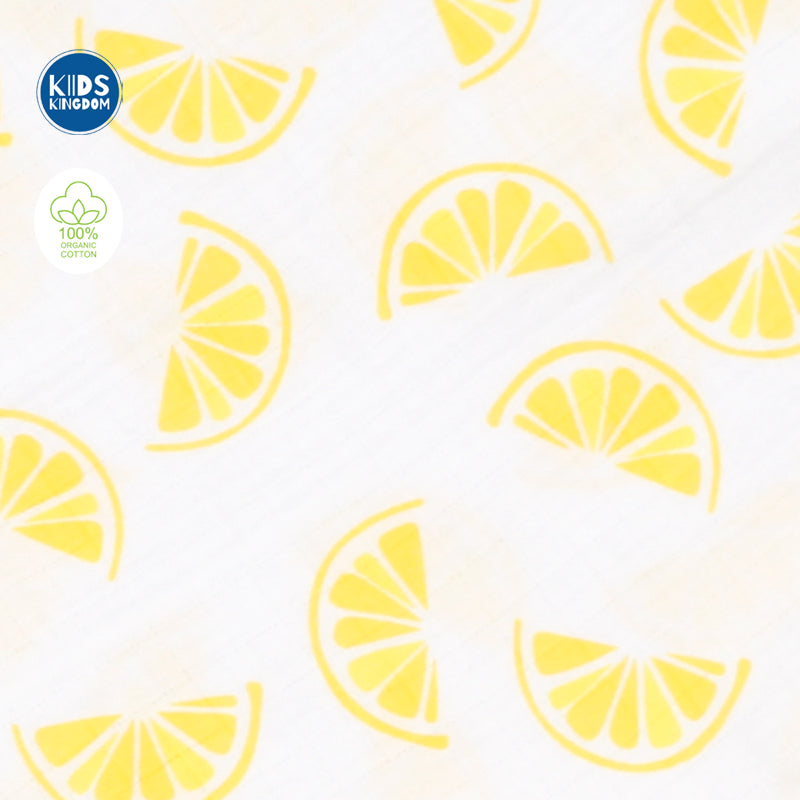 Muslin Burp Cloth | Lemonade 1