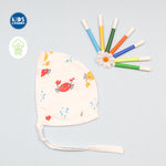 Muslin Cap Mitten Booties | Crab 1