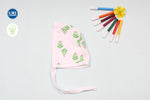 Muslin Cap Mitten Booties Set | Green Leaf 1
