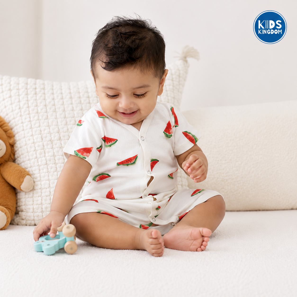 Muslin Co-ord Set Watermelon